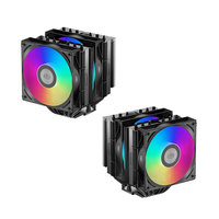 For Pccooler RT620 ARGB LED High-Performance 6-Heatpipe Air Cooler for Gaming PCs Efficient Tower Cooling CPU Cooling Fan