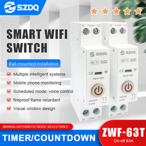 63A 1P Mini Smart Wifi MCB выключатель для измерения давления и измерения давления с измерением по току - Product Image 5