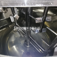 SPX Automatische SUS304 RVS Mengtank Homogenisator Crèmemenger Verwarmer 100L Capaciteit Motor 220V/380V voor Chemische Industrie