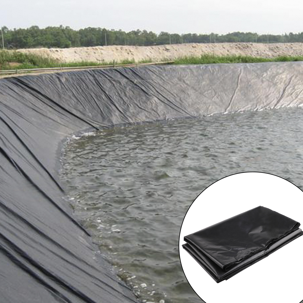 LLDPE PVC EPDM 1mm סכר דגים בריכת אניה 1.5mm 2mm מזבלה Biodigester ספינות Geomembrane