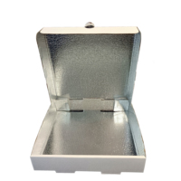 Boîte de rangement pour pizza en aluminium laminé, imperméable et résistant à la graisse, avec logo personnalisé SP3146, 10, 11, 12, 14, 16 pouces, boîte à pizza thermique