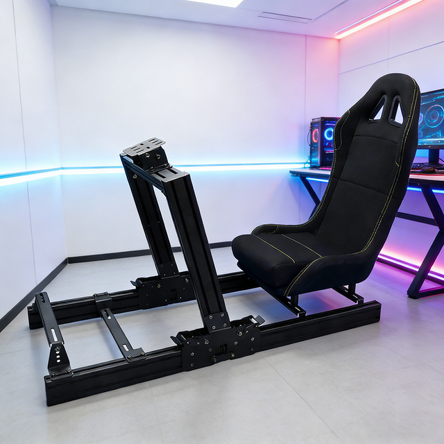 OEM ODM Foldable Racing Simulator Cockpit Immersive Driving Experience 4080 Aluminium Sim Racing Cockpit