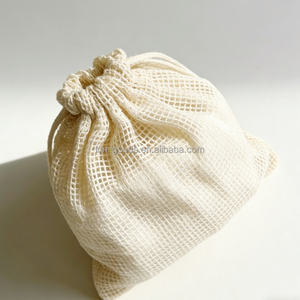 Sac de courses en filet de fruits portable, lavable, écologique, recyclable, en coton biologique 100%, style bohème vintage pour femme - Product Image 3