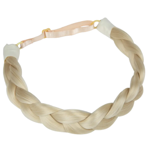 Fascia <span class=keywords><strong>per</strong></span> capelli intrecciata in capelli sintetici da 10 pollici con elastico, <span class=keywords><strong>per</strong></span> donne, ragazze e <span class=keywords><strong>bambini</strong></span> - Product Image 5