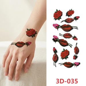 สติกเกอร์สักลายชั่วคราว 3 มิติ ลายเซ็กซี่ สำหรับสาวๆ คุณภาพสูง กันน้ำ ติดทนนาน เป็นมิตรกับสิ่งแวดล้อม <span class=keywords><strong>ขา</strong></span>ยส่ง - Product Image 4