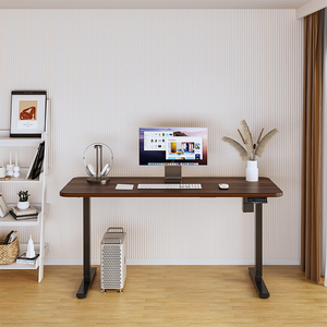 Escritorio de Oficina de Diseño Moderno, Ajustable en Altura, de Roble, Resistente, con Ajuste Eléctrico de Altura, Venta al Por Mayor - Product Image 5