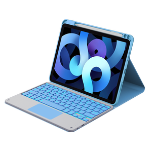 Bao Da Đẹp Thoải Mái Vải Trường Hợp Bàn Phím Cho <span class=keywords><strong>Ipad</strong></span> Pro11 Air4 10 9 Với Cảm Ứng Pad Chức Năng Bàn Phím Trường Hợp Và Khe Cắm Bút - Product Image 1