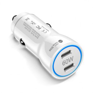 New Design Type-C Dual-Port 2A Fast Car Charger with Magnetic Fireproof Design 30W Output for Mobile Phones & Laptops - Product Image 6