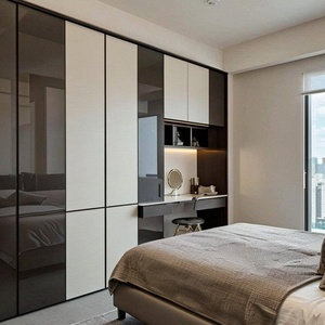 Armario de Estilo Moderno, Deslizable, Plegable, Personalizado, con Estantería, Muebles Duraderos para Dormitorio, Precio de Fábrica - Product Image 2