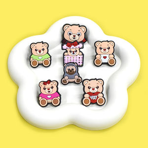 เข็มกลัดสัญลักษณ์งานฝีมือทำจากโลหะทำจากพีวีซีลายการ์ตูนน่ารักพร้อมกลิตเตอร์สำหรับเครื่องประดับปกเสื้อ - Product Image 4