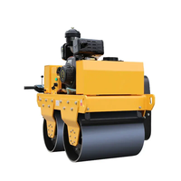 Excalibur-Mini compacteur à double tambour vibrant pour le compactage d'asphalte avec démarrage électrique pour la construction