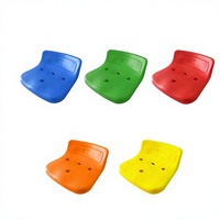 Siège de stade en HDPE durable, réglable, pour gradins intérieurs, chaise en plastique pour tribunes, pour football, gymnase, sports, 42x42x18cm