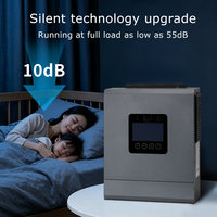 2kva 3kva 3,5 kva 5kva 7,5 kva onduleur solaire hybride pour système d'énergie solaire batterie au lithium