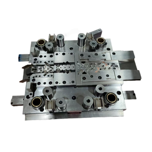 Punzonadora de prensa de acero progresiva troquelada personalizada, molde de estampado de <span class=keywords><strong>Metal</strong></span> progresivo para productos domésticos - Product Image 3