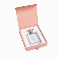 Boîte cadeau en carton imperméable pour ensemble de parfums, avec rouleau éponge, impression de logo, étiquette privée pour parfum, vente en gros