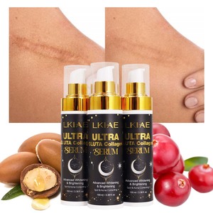Sérum éclaircissant naturel <span class=keywords><strong>anti</strong></span>-taches pour la peau, élimine la pigmentation, avec collagène, vitamine Gluta pour peaux noires - Product Image 6
