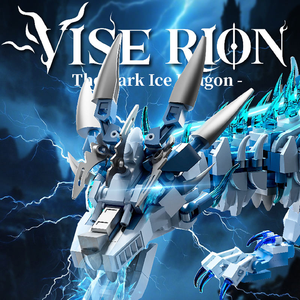 Dragón de Hielo Mecánico, 1646+ Piezas, Rompecabezas Creativo, Bloques de Construcción, Figuras de Acción, Juguete para Niños - Product Image 2