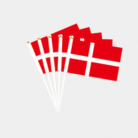 Nouvel Arrivage Drapeaux à main du Costa Rica pour guide touristique