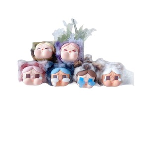 Crybaby Leopard Cat Series <b>Vinyl</b> Plush Keychains Soft 3D Shape Key <b>Box</b> Gifts Toys For Youth 15 35 Years Old - Product Image 5