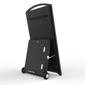 Affichage publicitaire LED portable pliable de 49 pouces, style arc, pour courses de chevaux, écran LCD, menu, signalisation, batterie, ODM OEM - Product Image 4