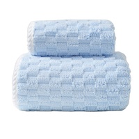 Fabrication en Chine d'ensembles de serviettes de bain d'hôtel en coton doux et de luxe en microfibre