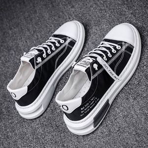 Men's Summer Breathable Lace up <b>Canvas</b> <b>Sneakers</b> Comfortable Rubber Outsole Casual Trendy All-Match - Product Image 4