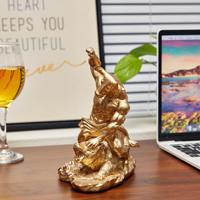 Statue porte-bonheur Taureau et Ours en résine, figurine Feng Shui financière, décoration pour le marché boursier, le bureau et la maison, sculpture de bureau, vente en gros