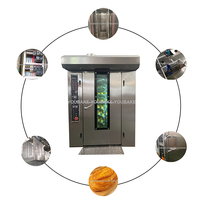 Four rotatif efficace de sécurité pour le pain et le poulet four rotatif à gaz/électrique/diesel/fours de boulangerie rotatifs