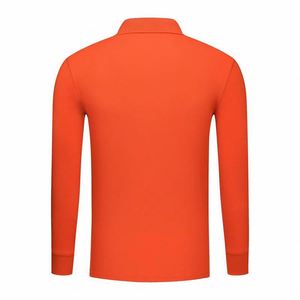 เสื้อโปโลชายแขนยาวผ้าฝ้ายคุณภาพสูงสำหรับกอล์ฟ สำนักงาน ธุรกิจ ปักโลโก้ พิมพ์ลาย - Product Image 4