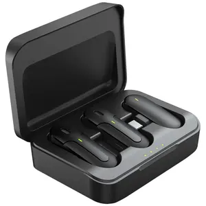 Großhandel K83 Wireless Laval ier Mikrofon Revers Mini Gaming Clip Geräusch unterdrückung Mikrofon Aufladen mit Box Case