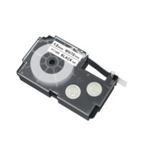 Ruban d'étiquetage noir sur blanc pour imprimante d'étiquettes Ez-label KL-P350W/KL-7400/KL-820/130/120/60/80/780/8800 PT-12WE
