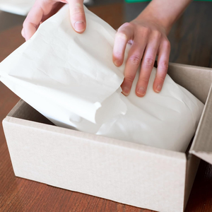 Fogli di Carta Bianca Rivestita per Riempimento Scatole da Trasloco e Protezione di Oggetti Fragili, Materiali Riciclati - Product Image 6