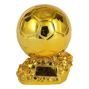 Juego de <span class=keywords><strong>trofeos</strong></span> de fútbol dorados personalizados, Trofeo de diseño de portero y bota <span class=keywords><strong>para</strong></span> decoración de recuerdo de juego de fútbol - Product Image 4