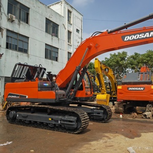 Excavadora de cadenas Doosan DX340LC-9C naranja, excavadora hidráulica de alta resistencia para minería, alta potencia de excavación - Product Image 4