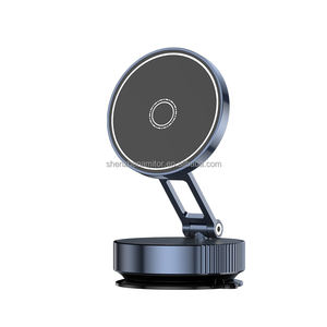 Q11 Estable Aleación de zinc Retráctil Plegable Asiento magnético Adsorción al vacío Asiento de teléfono de navegación para automóvil - Product Image 2