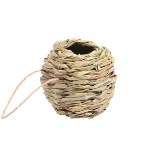 รังนกหญ้าฮิบิสคัส ขนาดกลาง แบบธรรมชาติ สำหรับนก ตกแต่งสวนหลังบ้าน งานฝีมือ - Product Image 3