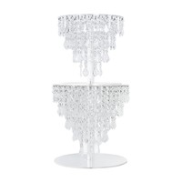 Support à gâteau en forme de feuille d'érable en cristal, décoration de table de dessert de mariage, plateau de présentation décoratif pour gâteaux, fournitures pour banquets et événements