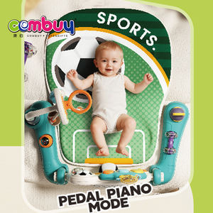 Tapis d'éveil et arche d'activités pour bébé, avec jouets de lit, jouets à hochet, jouets pour l'exercice (position couchée, ramper, assise), jouets pour le basketball et jouets pour le jeu (thème 'Boiled Rattle') - Product Image 4