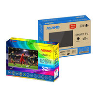 24DN2 Kaca Tempered Layar Datar Smart HD Led Panel 32 Inch Lcd Ckd Tv
