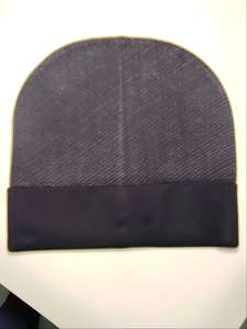 Modische Karo-Serie: Hochwertige Jacquard-Wintermütze aus 100% Wolle mit gesticktem Logo, Designer-Karomütze, Strickmütze - Product Image 6