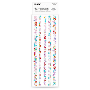 Autocollant en strass scintillant ILAN 32 cm, design décoratif pour nail art - Product Image 1