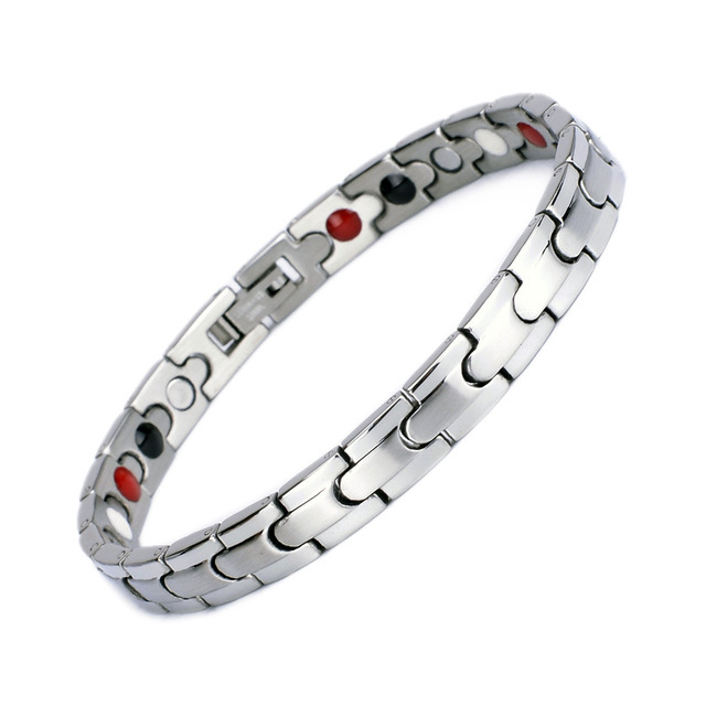Germanium Bracelet with Fir Pain Relief Bio Therapy Blood Pressure Magnetic Quantum Scalar Titanium Bracelets Energy Bracelet