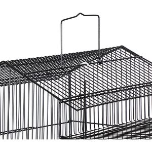 กรงนกสไตล์หลังคาแบบพรีเมี่ยม, กรงนกสำหรับนกแก้วควอเกอร์คอกคาทีลบังแดดและนกฟินช์มีของเล่นขนาด39นิ้ว - Product Image 6