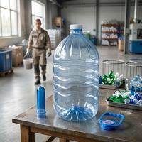 Préformes de bouteilles en plastique PET de couleur personnalisée pour le soufflage