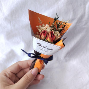 DREA-nevera para decoración Interior de coche, miniarreglo de flores secas prensadas naturales, venta al por mayor - Product Image 3