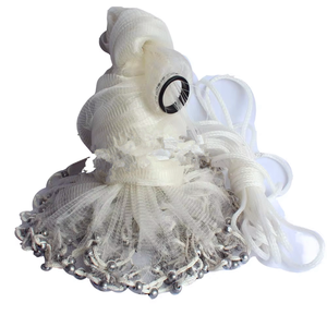 Offre Spéciale filet en fonte jeté à la main de style japonais en acier galvanisé fond en nylon pour crabes crevettes Type Double noeud pour la pêche en <span class=keywords><strong>mer</strong></span> - Product Image 1