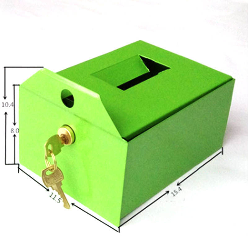 Anti-theft money box with lock