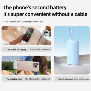 Type-C 22.5W ชาร์จเร็ว5000mAh มินิพาวเวอร์แบงค์สำหรับ iPhone แบบพกพาที่ชาร์จโทรศัพท์มือถือ20W ขายส่งแบตเตอรี่ภายนอก - Product Image 5