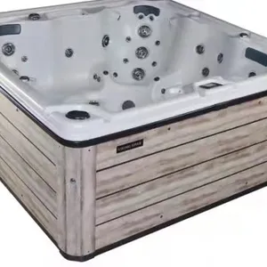 专业压花聚苯乙烯塑料板条独立式无毒热水浴缸木塑ps踢脚板热水浴缸