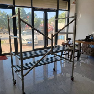 हल्के मचान निर्माण के लिए बहु कार्यात्मक चल और स्केलेबल मचान संरचना प्रणाली - Product Image 3